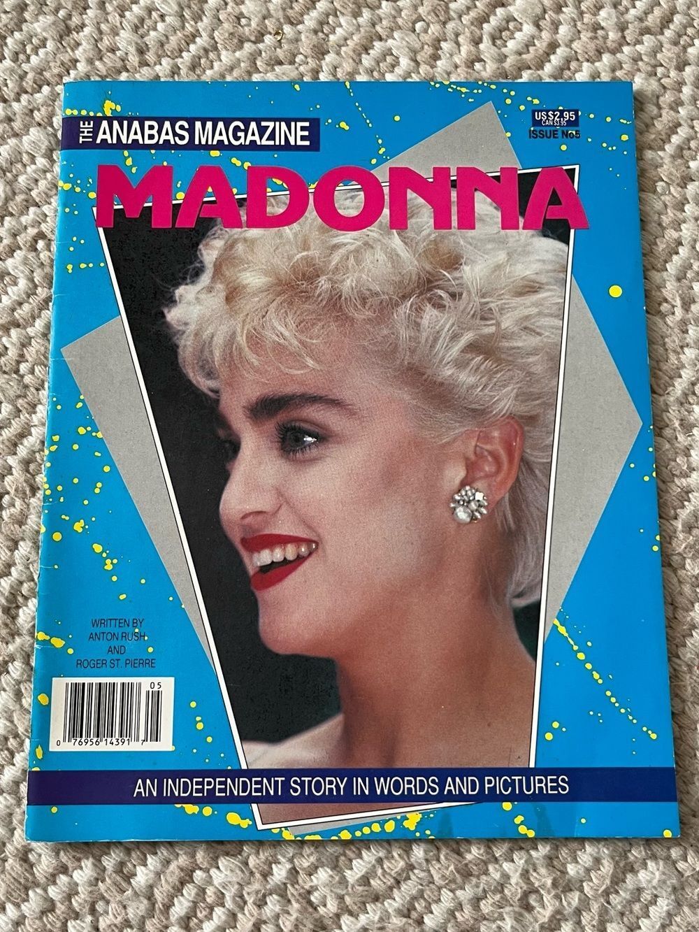 Vintage 1987 Anabas Madonna Magazine